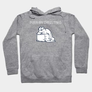 Simon's Cat Purry Christmas Red Hoodie